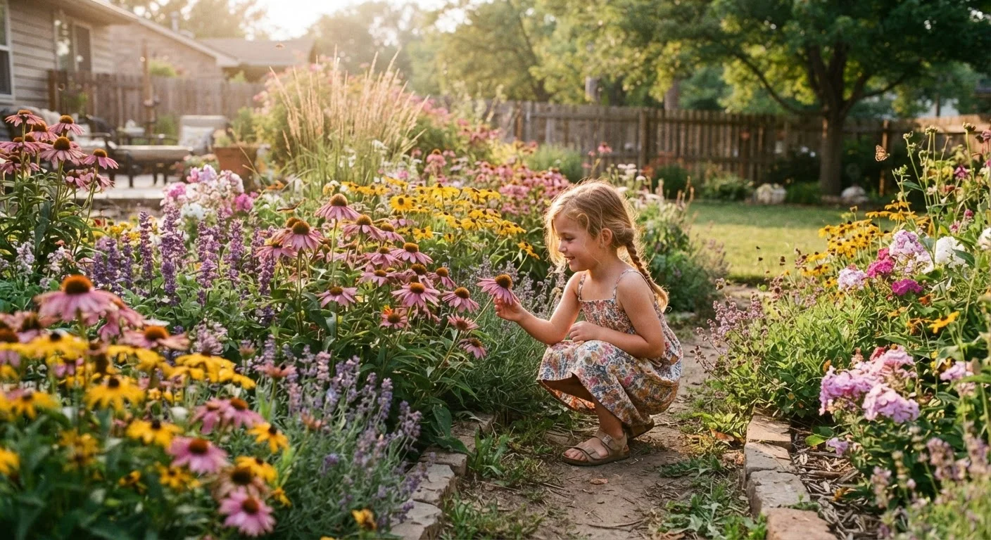 The Case for Low-Maintenance Perennials in a Family Garden